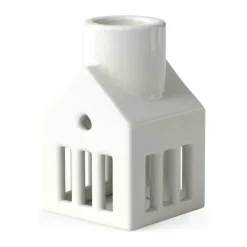Kähler Urbania Kronelysestage - Mini Hus H 7,5 cm - Keramik - Hvid
