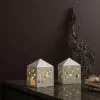 Kähler Urbania Lyshus - Byhus H 12,5 cm - Keramik - Hvid
