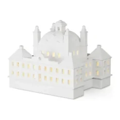Kähler Urbania Lyshus - Fredensborg Slot H 12,5 x B 15 x L 13 cm - Keramik - Hvid