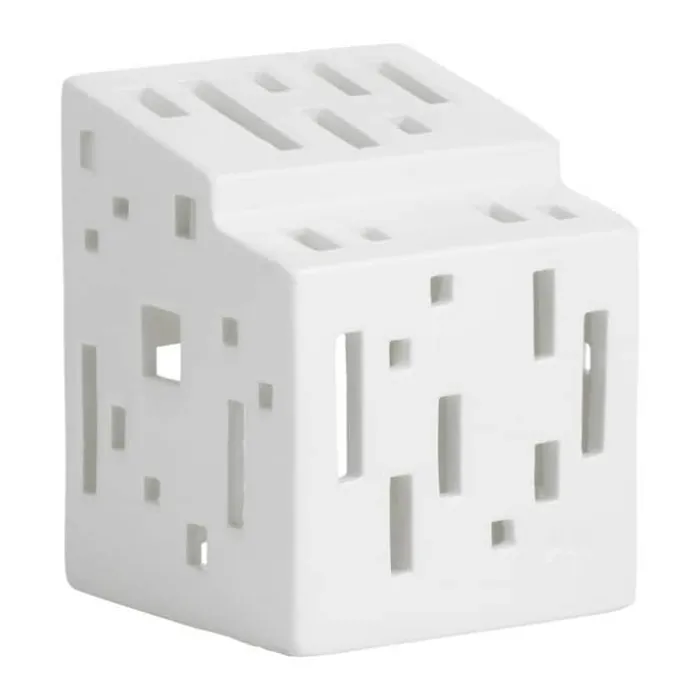 Kähler Urbania Lyshus - Functio H 9 cm - Keramik - Hvid