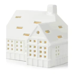 Kähler Urbania Lyshus - H.C. Andersens Hus H 11 cm - Keramik - Hvid