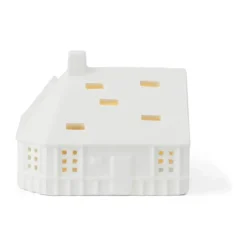 Kähler Urbania Lyshus - H.C. Andersens Hus H 11 cm - Keramik - Hvid
