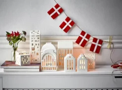 Kähler Urbania Lyshus - Højhus H 22 cm - Keramik - Hvid