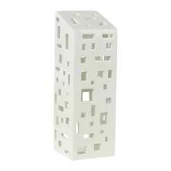 Kähler Urbania Lyshus - Højhus H 22 cm - Keramik - Hvid