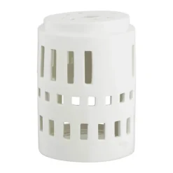 Kähler Urbania Lyshus - Lille tårn H 11,5 cm - Keramik - Hvid