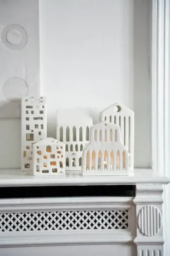 Kähler Urbania Lyshus - Pantheon H 20 cm - Keramik - Hvid