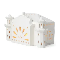Kähler Urbania Lyshus - Pantomime Teatret H 10 cm - Keramik - Hvid
