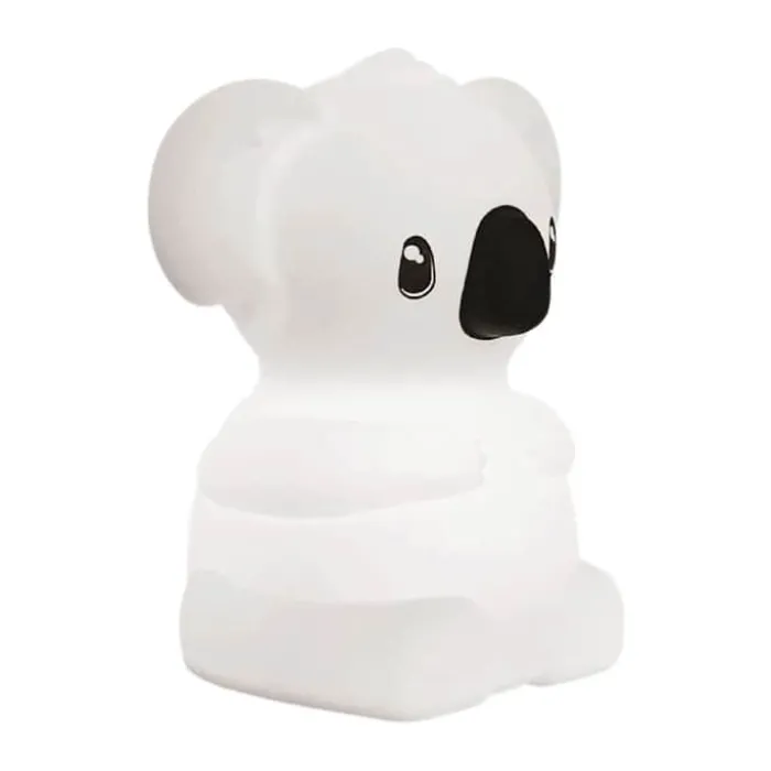 Kidywolf Natlampe - Koala H 15,8 cm - Silikone - Hvid