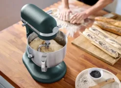KitchenAid Artisan Køkkenmaskine 5KSM70SHXEPP 6,6 liter - Rustfrit stål - Pebble palm
