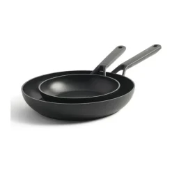 KitchenAid Classic Stegepandesæt - 2 dele Ø 24/28 cm - Aluminium - Sort