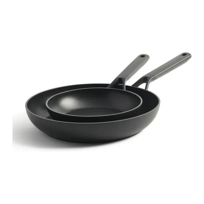 KitchenAid Classic Stegepandesæt - 2 dele Ø 24/28 cm - Aluminium - Sort