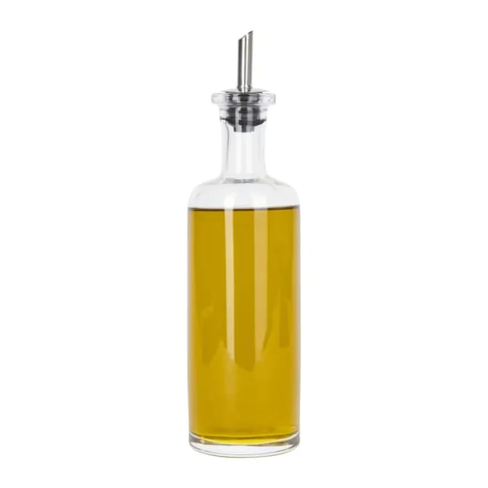 KitchenCraft Olie/Edikkeflaske 450 ml - Glas/metal - Klar