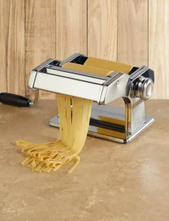 KitchenCraft Pastamaskine H 25 x B 20 x L 34 cm - Rustfrit stål - Sølvfarvet