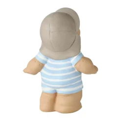 Klarborg Dansk Sommer Badebarn - Huxi H 7,5 cm - Polyresin - Blå/Grå