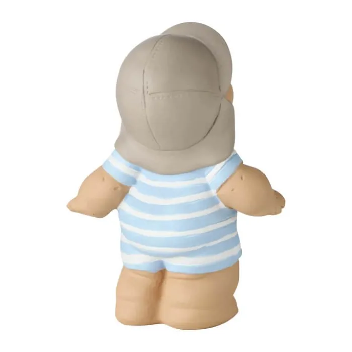 Klarborg Dansk Sommer Badebarn - Huxi H 7,5 cm - Polyresin - Blå/Grå