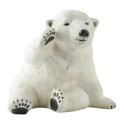 Klarborg Isbjørnefar - Nanok H 15,5 cm - Polyresin - Hvid