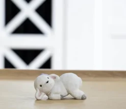 Klarborg Lam - Liddi H 4 cm - Polyresin - Hvid