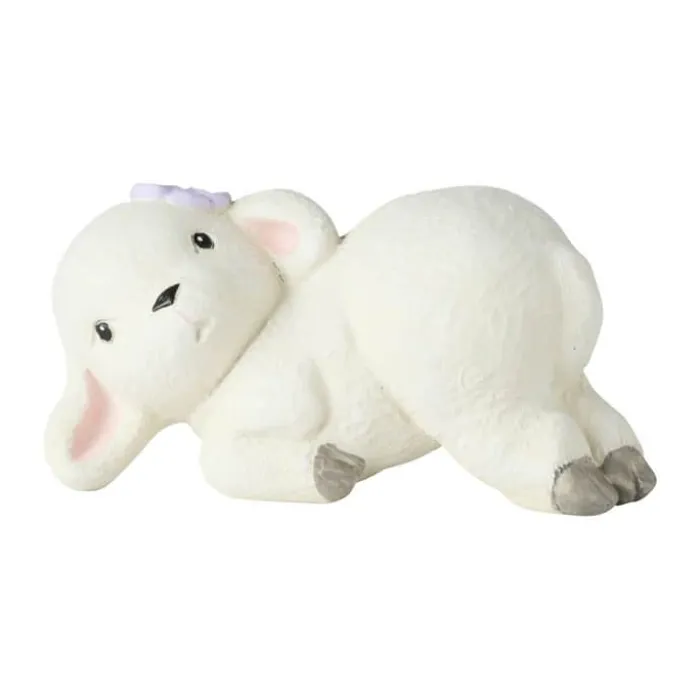 Klarborg Lam - Liddi H 4 cm - Polyresin - Hvid