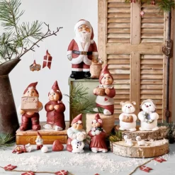 Klarborg Nisse - Liv H 18 cm - Polyresin - Rød