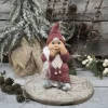 Klarborg Nisse - Maria H 18 cm - Keramik - Rød/ Grå