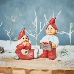 Klarborg Nisse - Mie H 14 cm - Keramik - Rød