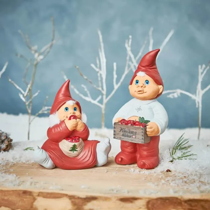 Klarborg Nisse - Mie H 14 cm - Keramik - Rød