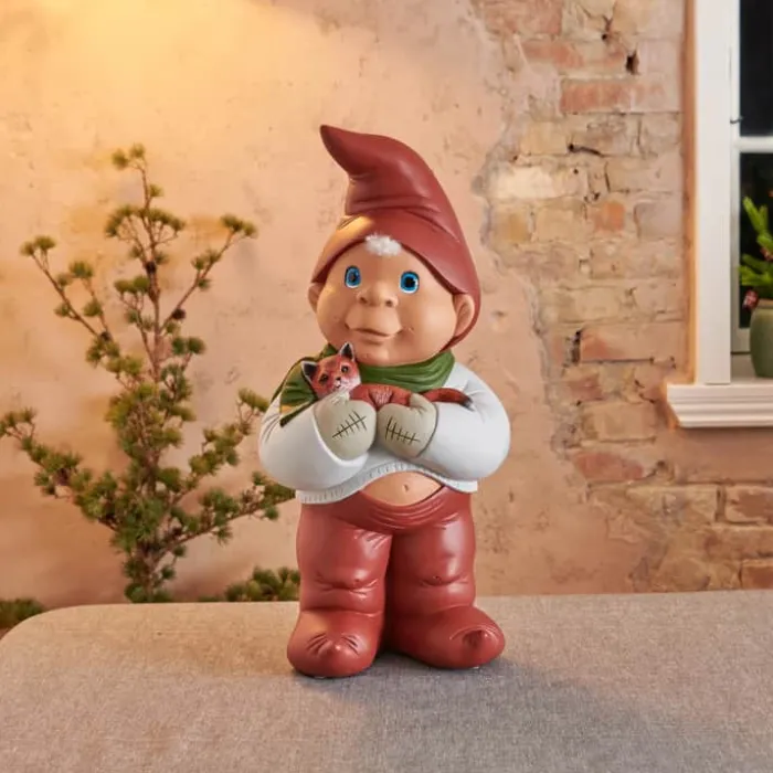 Klarborg Nisse - Store Henning H 50 cm - Polyresin - Rød