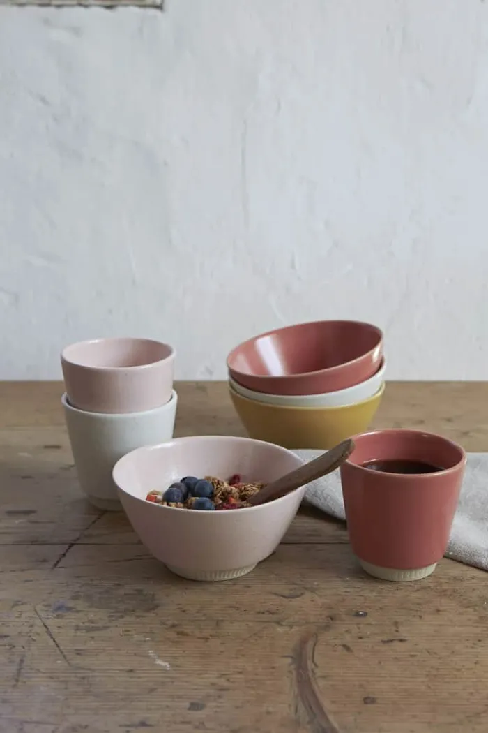 Knabstrup Keramik Colorit Skål Ø 14 cm - Stentøj - Rosa