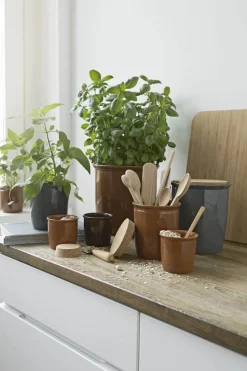 Knabstrup Keramik Korklåg Ø 15 cm - Kork