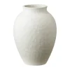 Knabstrup Keramik Vase H 12,5 cm - Keramik - Hvid