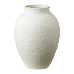 Knabstrup Keramik Vase H 12,5 cm - Keramik - Hvid