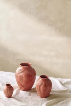 Knabstrup Keramik Vase H 27 cm - Keramik - Koral