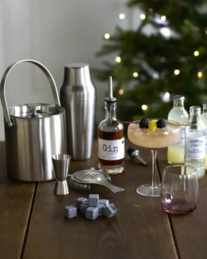 Knaplund Ready To Mix Gincocktail Bramble - 4 dele 850 ml - 38% - Med smag af brombær