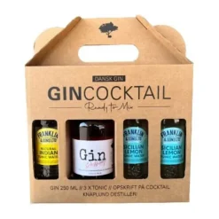 Knaplund Ready To Mix Gincocktail Bramble - 4 dele 850 ml - 38% - Med smag af brombær