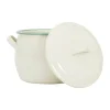 Kockums Jernverk Gryde 4 liter - Emaljeret stål - Cream Lux/Green