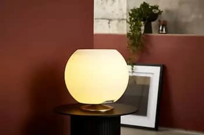 KOODUU Sphere by Jacob Jensen Lampe H 31 cm - Polyethylen/aluminium - Hvid