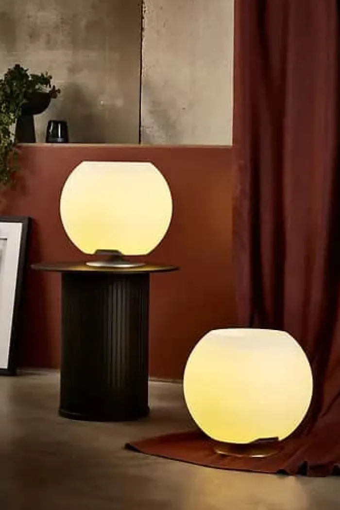 KOODUU Sphere by Jacob Jensen Lampe H 31 cm - Polyethylen/aluminium - Hvid