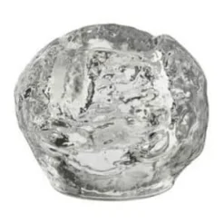 Kosta Boda Snebold Lysestage - 3 stk. H 6 cm - Krystalglas - Klar