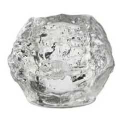 Kosta Boda Snebold Lysestage - 3 stk. H 6 cm - Krystalglas - Klar