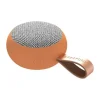 Kreafunk aGO II FABRIC Højtaler Ø 8 x H 3,6 cm - Dusty orange