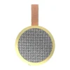 Kreafunk aGO II FABRIC Højtaler Ø 8 x H 3,6 cm - Soft yellow