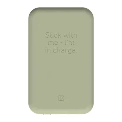 Kreafunk toCHARGE QI Ladestation Trådløs opladning - Dusty olive