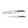 Laguiole By Hâws Knivsæt - 2 dele L 12,2/17,5 cm - Sort træ/rustfrit stål