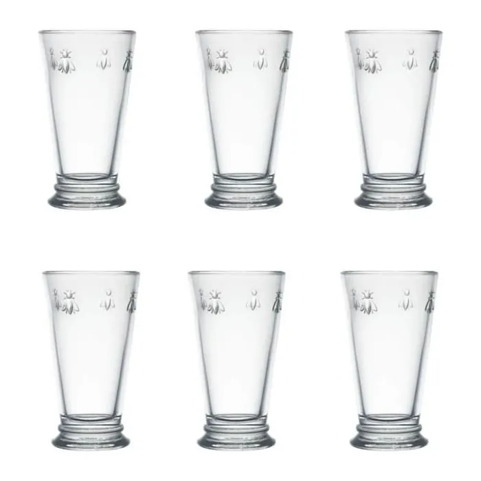 La Rochère Abeille Drinkglas - 6 stk 46 cl - Glas - Klar