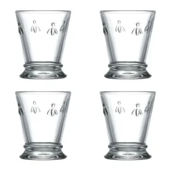 La Rochère Abeille Vandglas - 4 stk. 26 cl - Glas - Klar