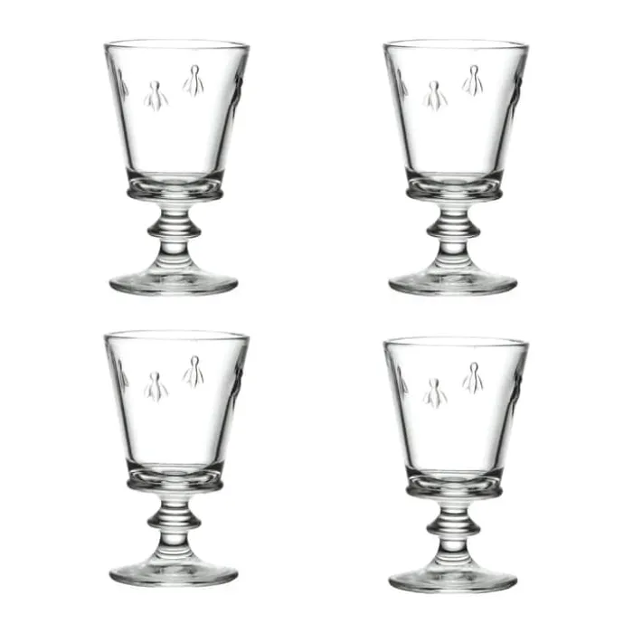 La Rochère Abeille Vinglas - 4 stk. 24 cl - Glas - Klar