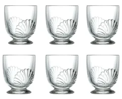 La Rochère Belle-île Krus - 6 stk. 28 cl - Glas - Klar