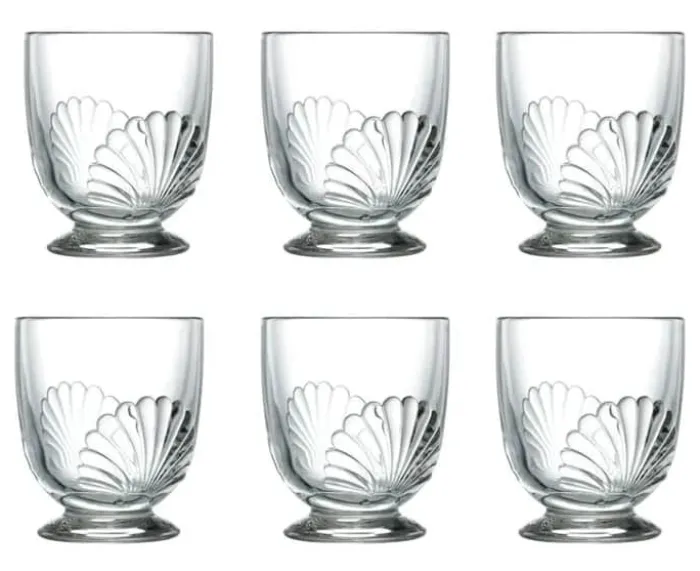 La Rochère Belle-île Krus - 6 stk. 28 cl - Glas - Klar