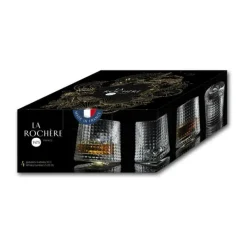 La Rochère Blossom Whiskeyglas - 4 stk. 16 cl - Glas - Klar