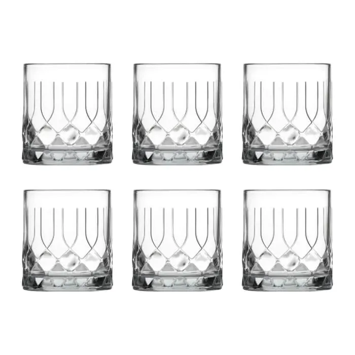 La Rochère Chicago Whiskyglas - 6 stk. 34 cl - Glas - Klar